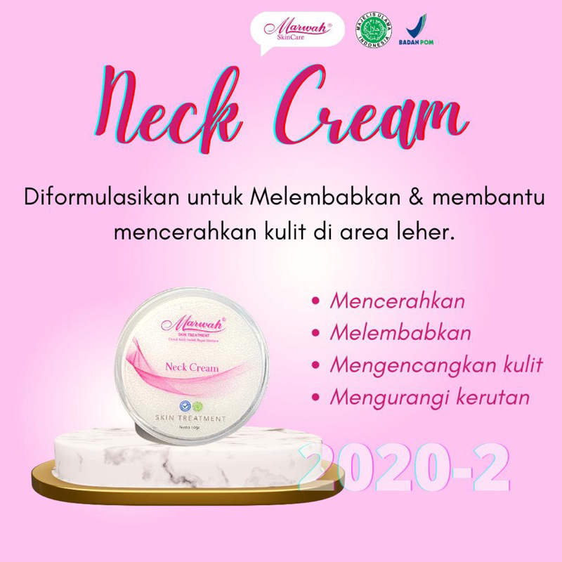 MARWAH NECK CREAM KRIM LEHER MENCERAHKAN