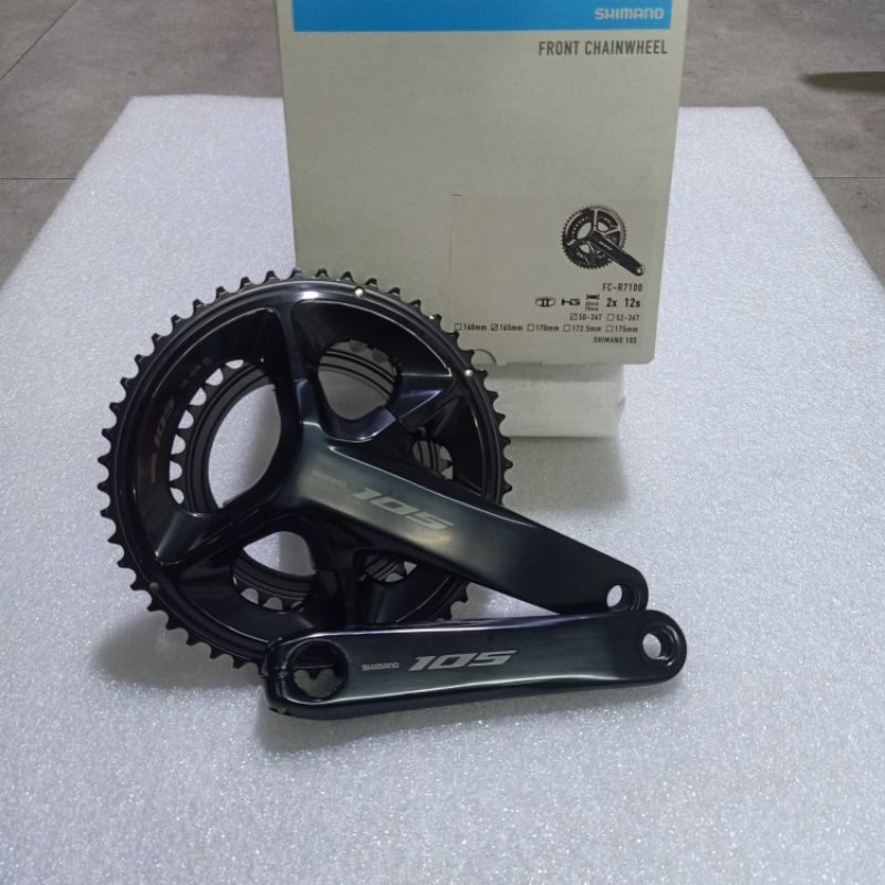 Crank Shimano 105 R7100 12 Speed 50-34t Arm 165 mm New