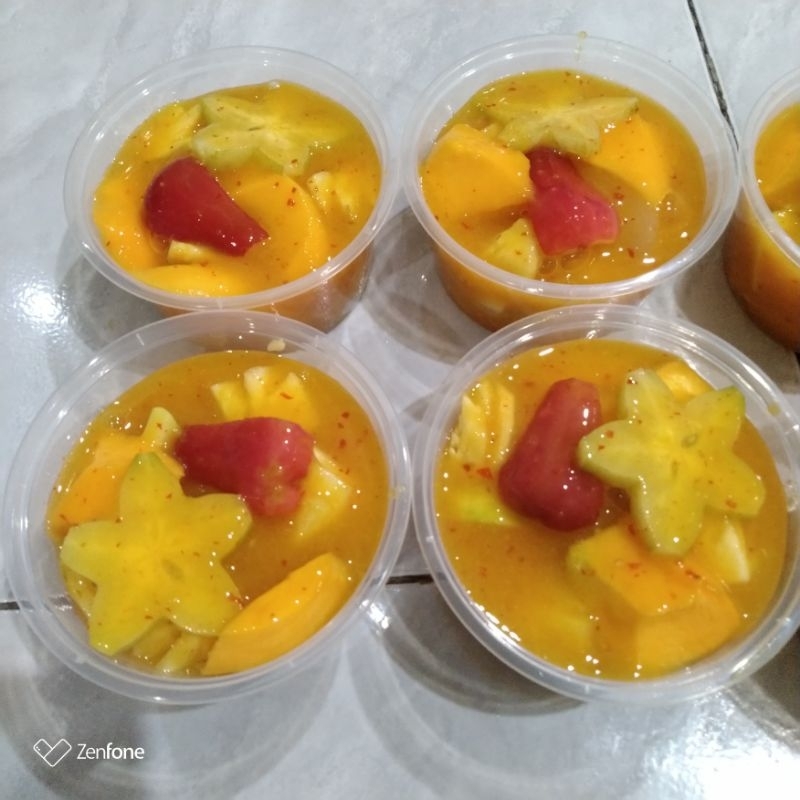 

Rujak Aceh kuah jus kaweni