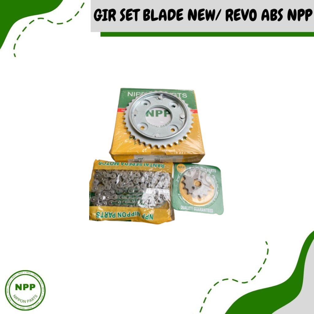 NPP Gir Paket Blade New Revo Absolute || Chain Kit Gir Set Revo Absolute Blade Revo Fit KWW