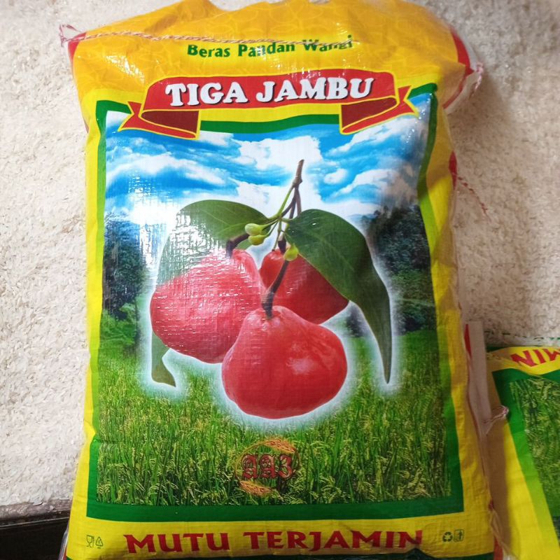 

Beras Tiga Jambu pandan wangi 5kg