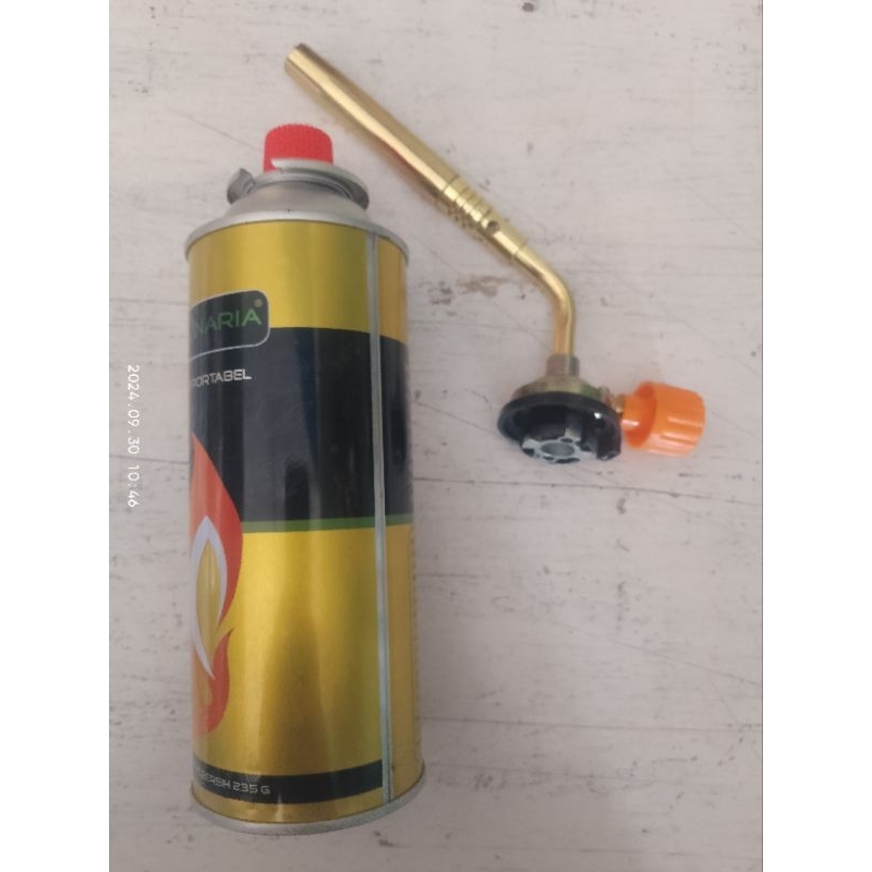 Pemantik Gas Api, Gas torch, Las api manual + Gas kaleng portable