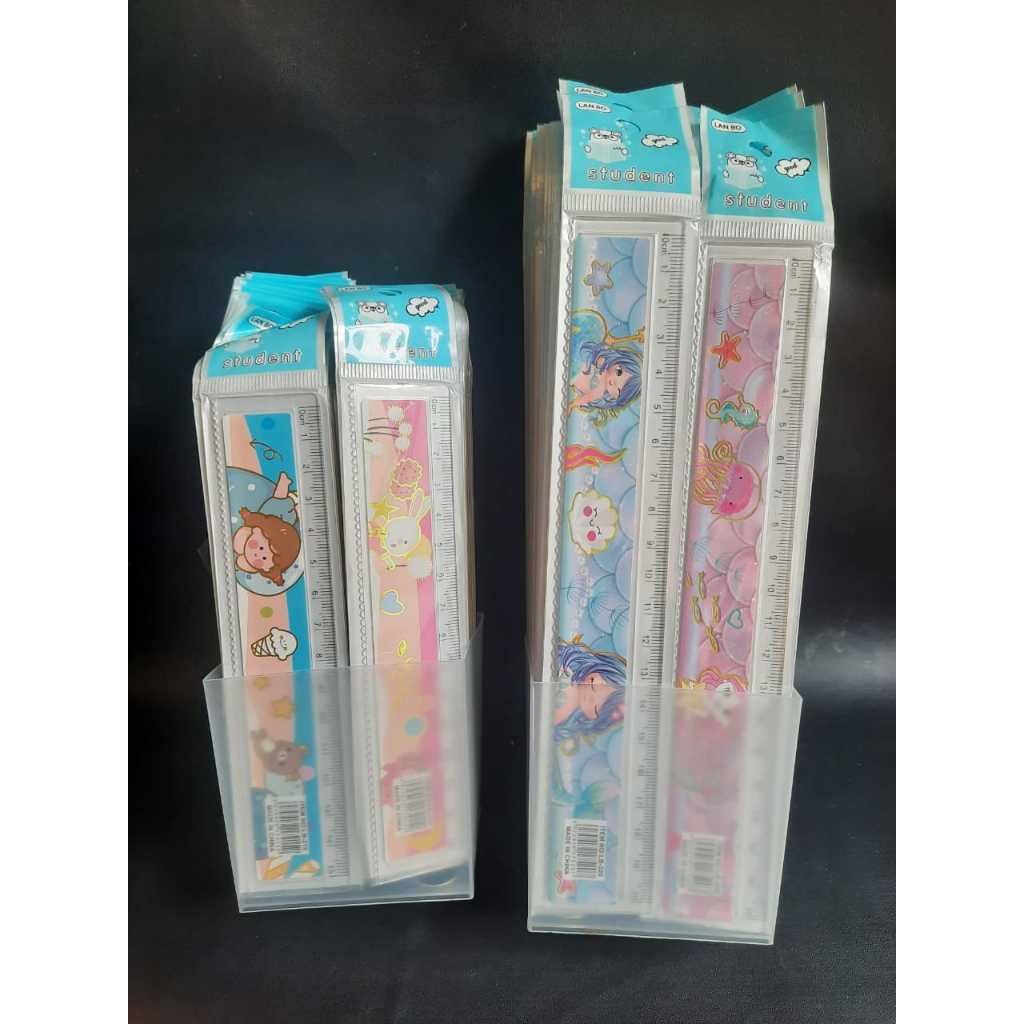 

PERLENGKAPAN SEKOLAH /Penggaris karakter/ penggaris fancy/ penggaris 15cm & 20cm alat sekolah