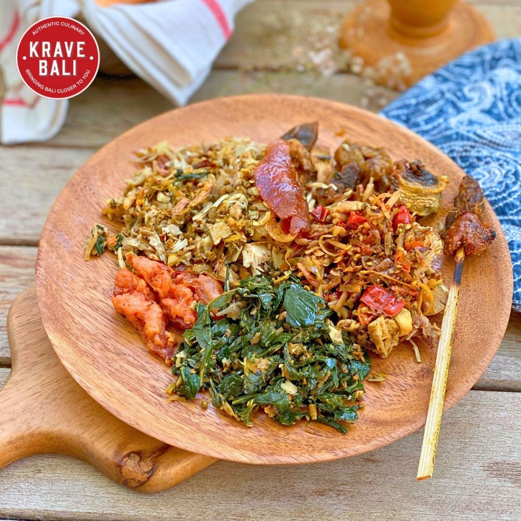 KRAVE BALI Bigul Pan Ana Babi Guling Komplit 175 Gram - Makanan Khas Bali Asli