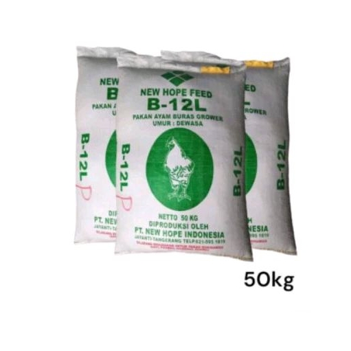 Karungan B12L NEW HOPE FEED Pakan Ayam Buras Grower Pur Ayam B12L Penampungan