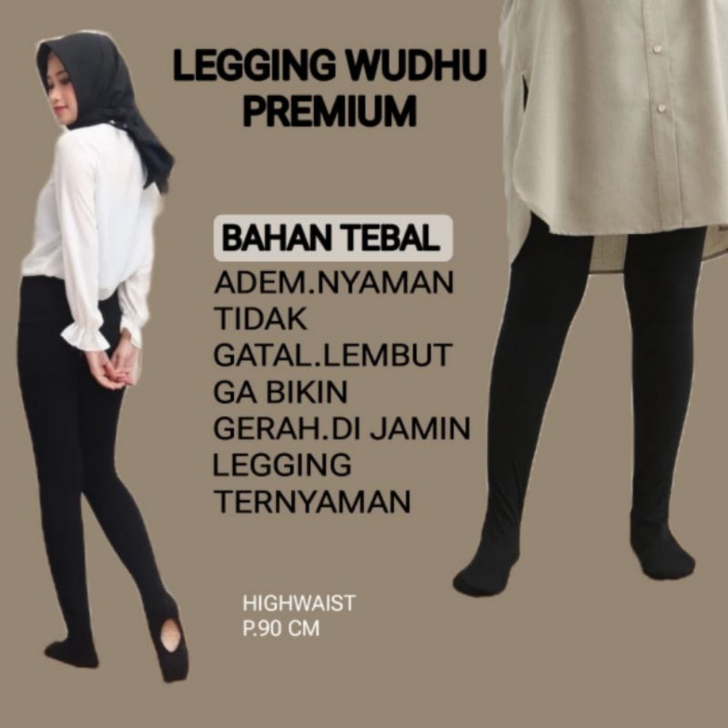 Legging Wudhu PREMIUM Legging Wudhu