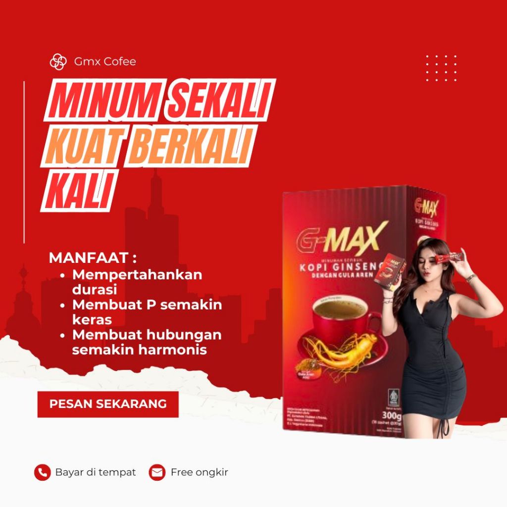 

TERLATISSSS!!! 1BOX ISI 10 SHASET MONNCER!!! Coffee GMAX KOPI Original Coffee nyaPria Dewasa 100% Ori Garansi Uang Kembali!