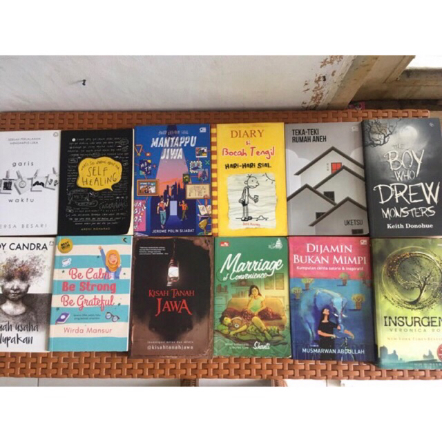 PRELOVED ORIGINAL NOVEL BUKU GARIS WAKTU SEBUAH USAHA MELUPAKAN SELF HEALING BE CALM SMART GTAREFUL 