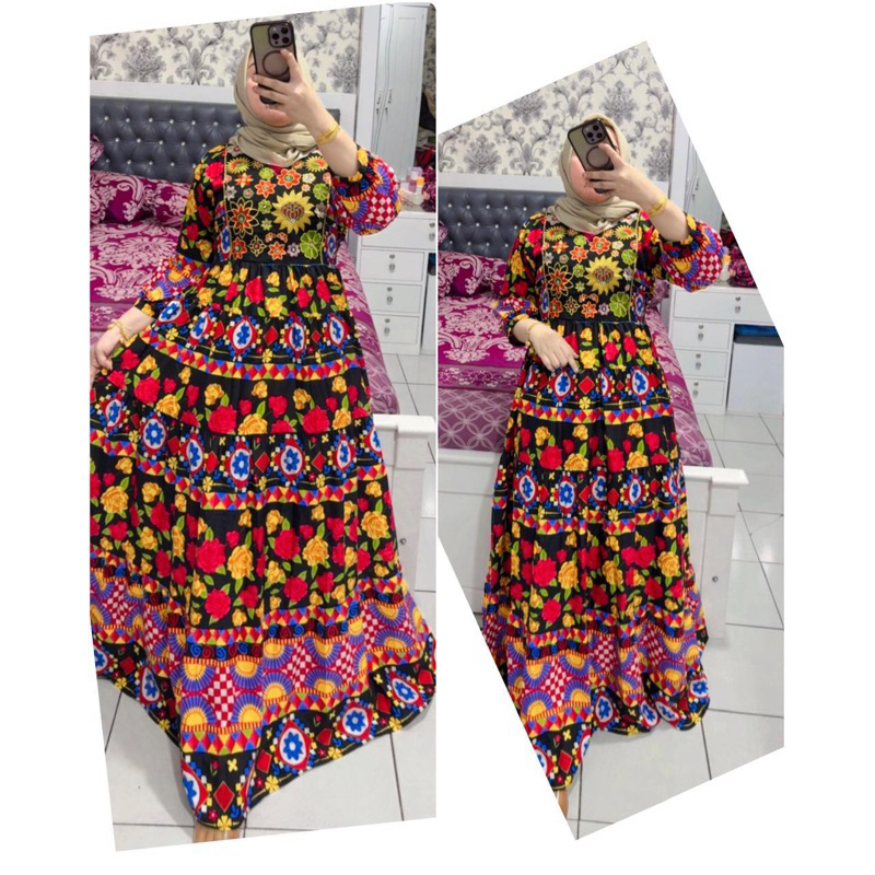 Gamis India Bangkok thailand Gamis terbaru Gamis Hindi Mewah