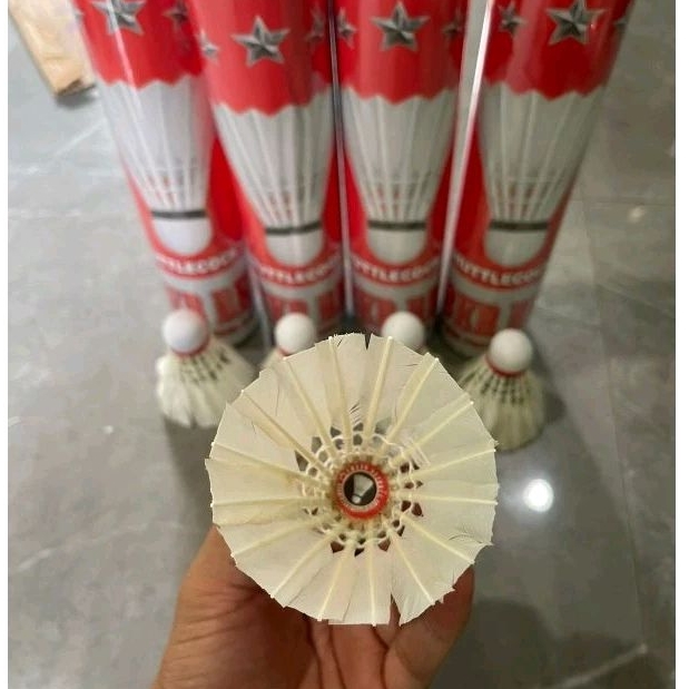 kock badminton pemula // kock bulutangkis anak anak bulu ayam
