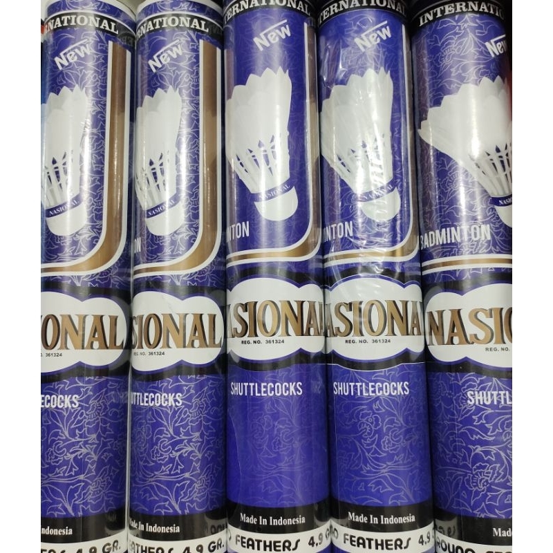 NASIONAL SHUTTLECOCK/ BOLA BADMINTON/ 12pcs / MURAH