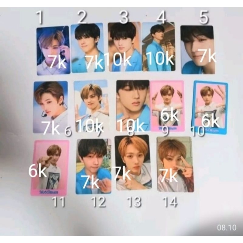 Sharing photocard dicon nct dream official