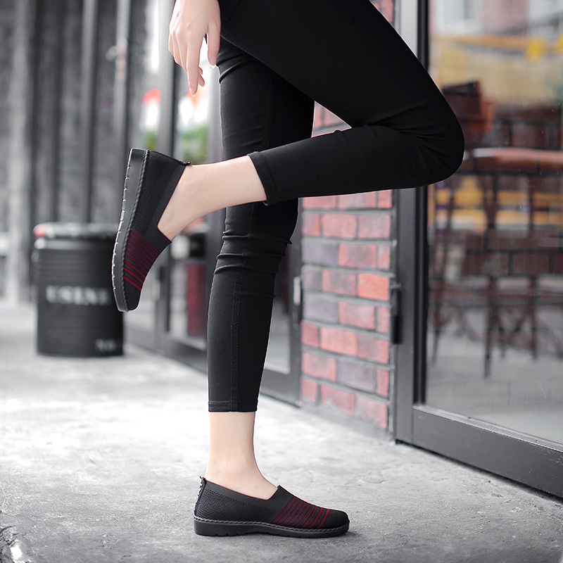 Value Pack Qingshui Fashion Wanita Flats Wanita Sepatu Karet Untuk Wanita