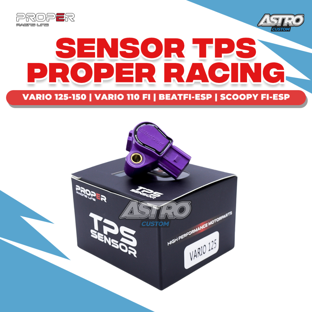 Sensor TPS Proper Racing Beat Scoopy Fi Esp Vario 110 125 150 Spacy Revo Verza Supra X Sensor Racing