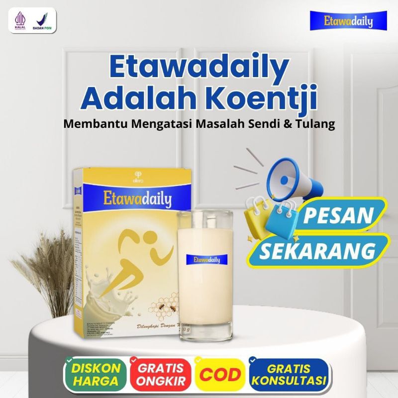 

ETAWA Susu Kambing Plus madu 200g Mengatasi Persendian,Dan tulang