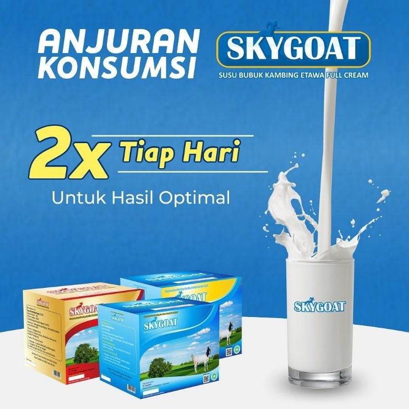 

Susu kambing skygoat 200gr susu kambing skygoat rasa original