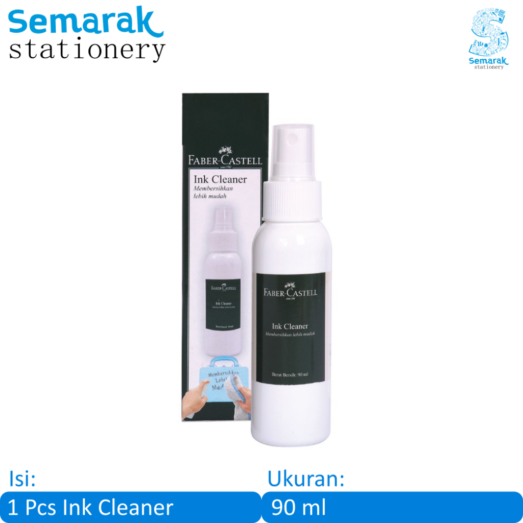 

Faber Castell Ink Cleaner Pembersih Tinta Spidol 90 ml