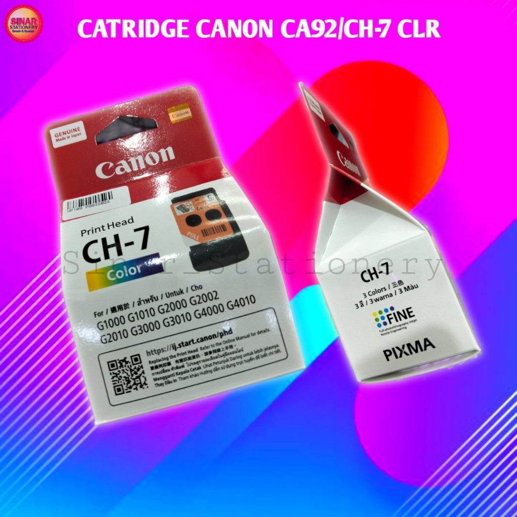 CARTRIDGE CANON CA92/CH-7 CLR