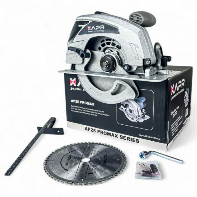 Promo Circular saw merk APR by japan technologi type A255 tertinggi+gratis pisau MATA 60ptK AP25