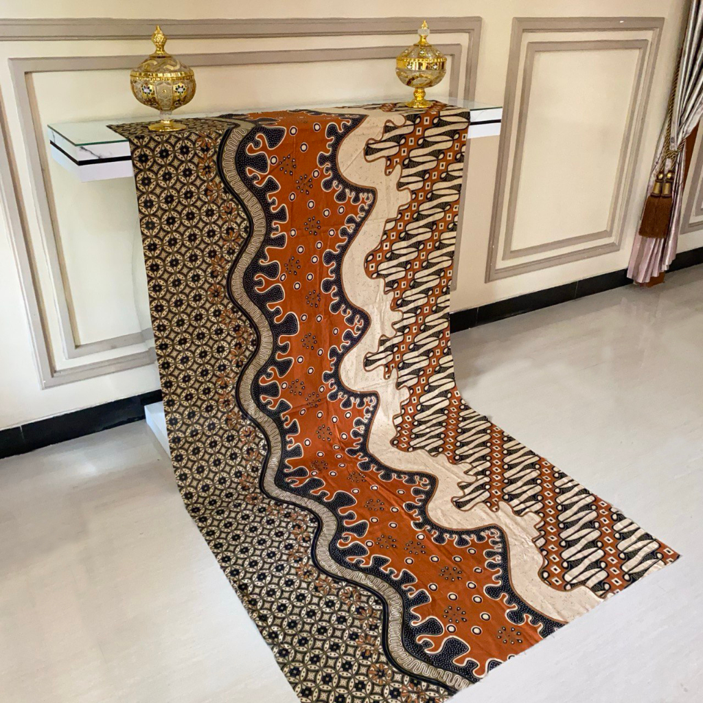 Kain Batik Printing Katun Prima  Elegan ukuran panjang jarik pekalongan