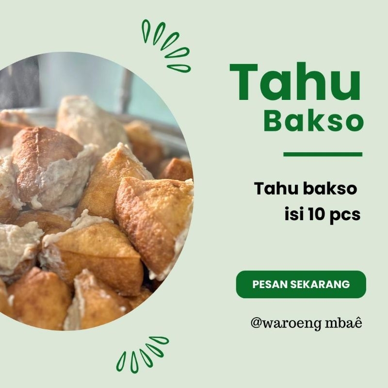 

Tahu Bakso Full Isian Padat (tahupong) tabaxo, tahu bakso premium,