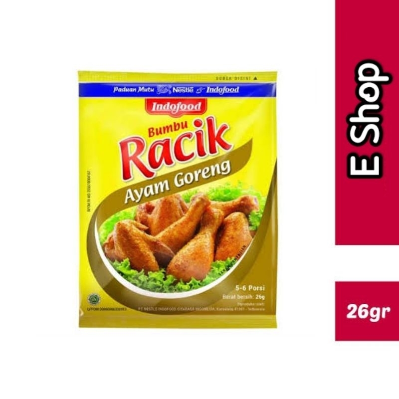 

Indofood Bumbu Racik Ayam Goreng isi 10pcs 26gram