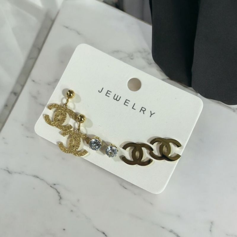 anting 3set Wanita Titanium model kenot