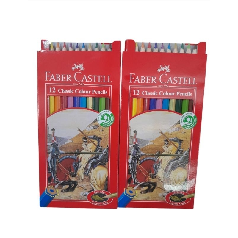 

pensil warna faber castel 12 clasicc original