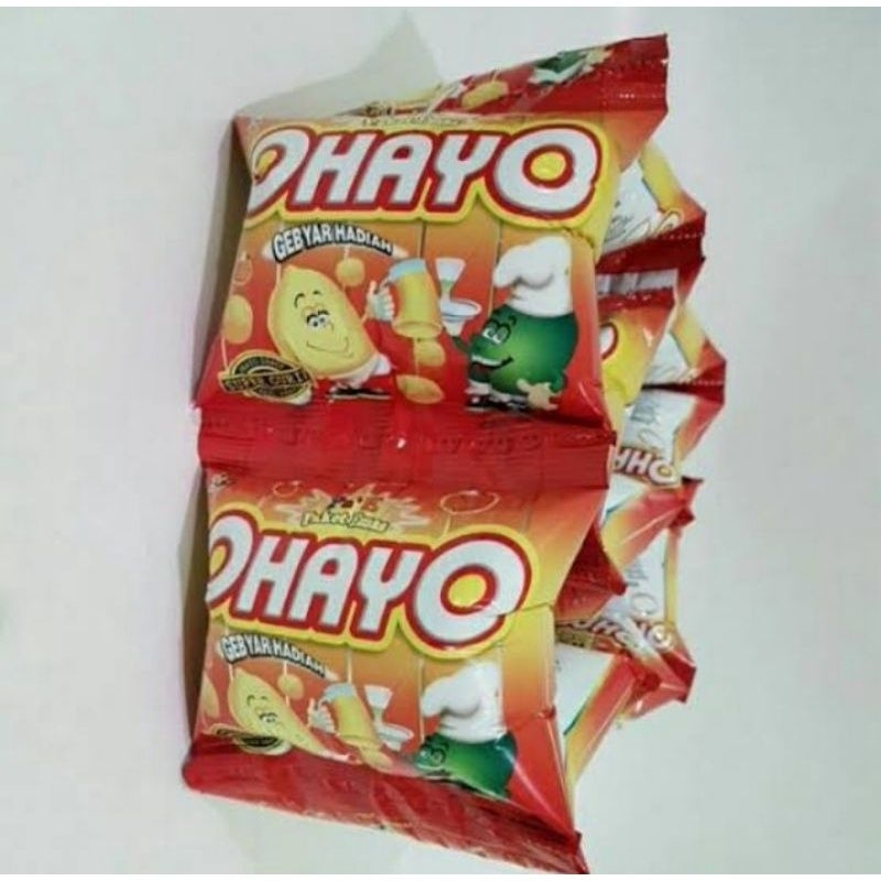 

Snack ohayo berhadiah uang 1 renteng isi 10 pcs