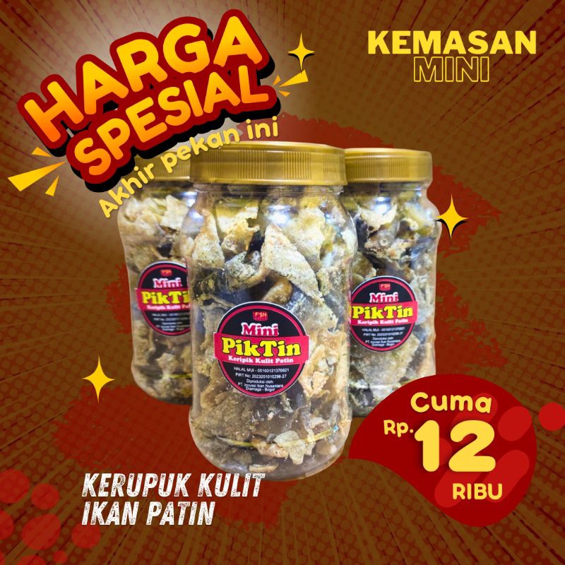 

Keripik Kulit Ikan Patin | Mini Piktin