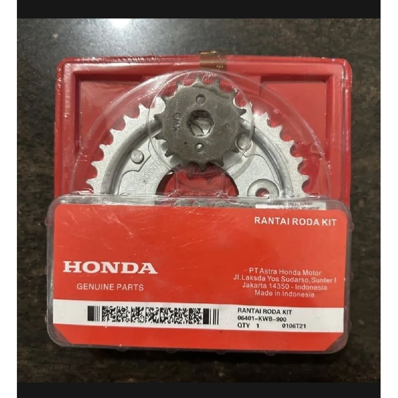 KWB GEARSET GEAR SET KIT RANTAI GIR GIRSET RODA DEPAN BELAKANG RANTE MOTOR REVO ABS ABSOLUTE BLADE 3