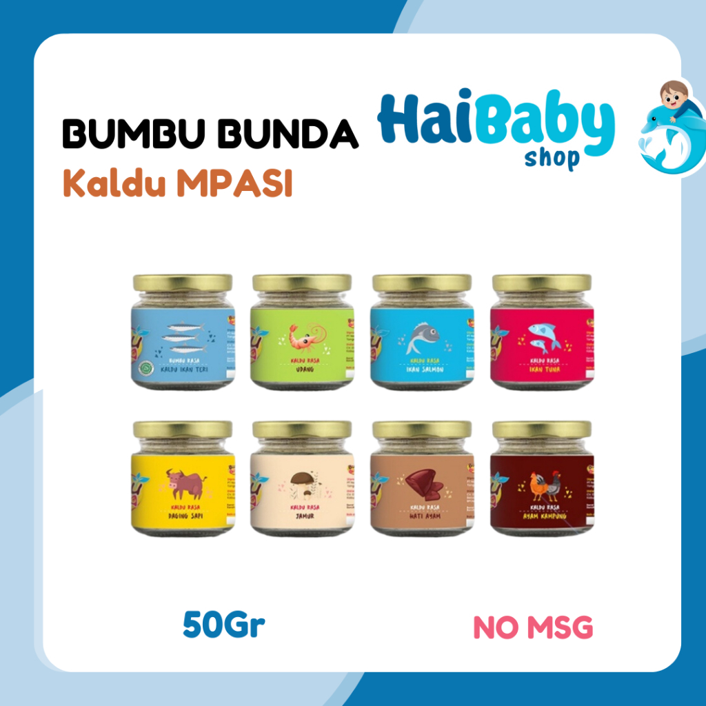 

Bumbu Bunda Elia - BPOM Kaldu MPASI / Kaldu Anak / Kaldu Bayi Non Gula Garam / Kaldu Non MSG / Kaldu Organik 50Gr