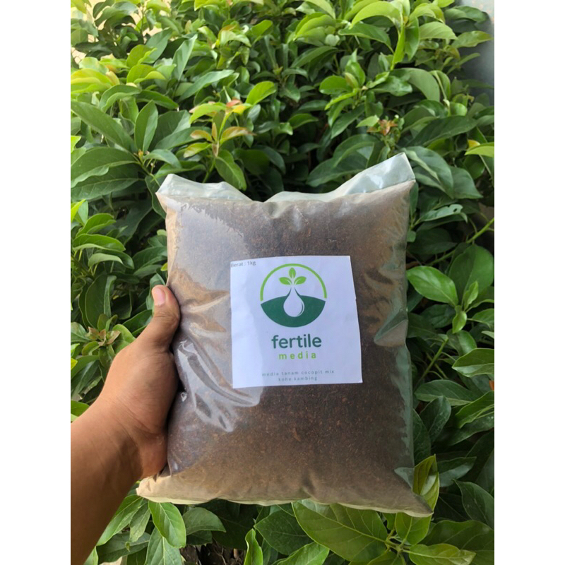 1kg media tanam cocopit mix kohe kambing// kohe kambing murni// cocopit murni