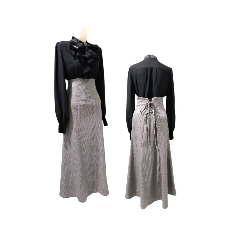 Set Gothic Vintage Blouse & Long Skirt