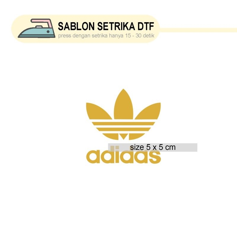 

Stiker Sablon Printing Adidas Flowers