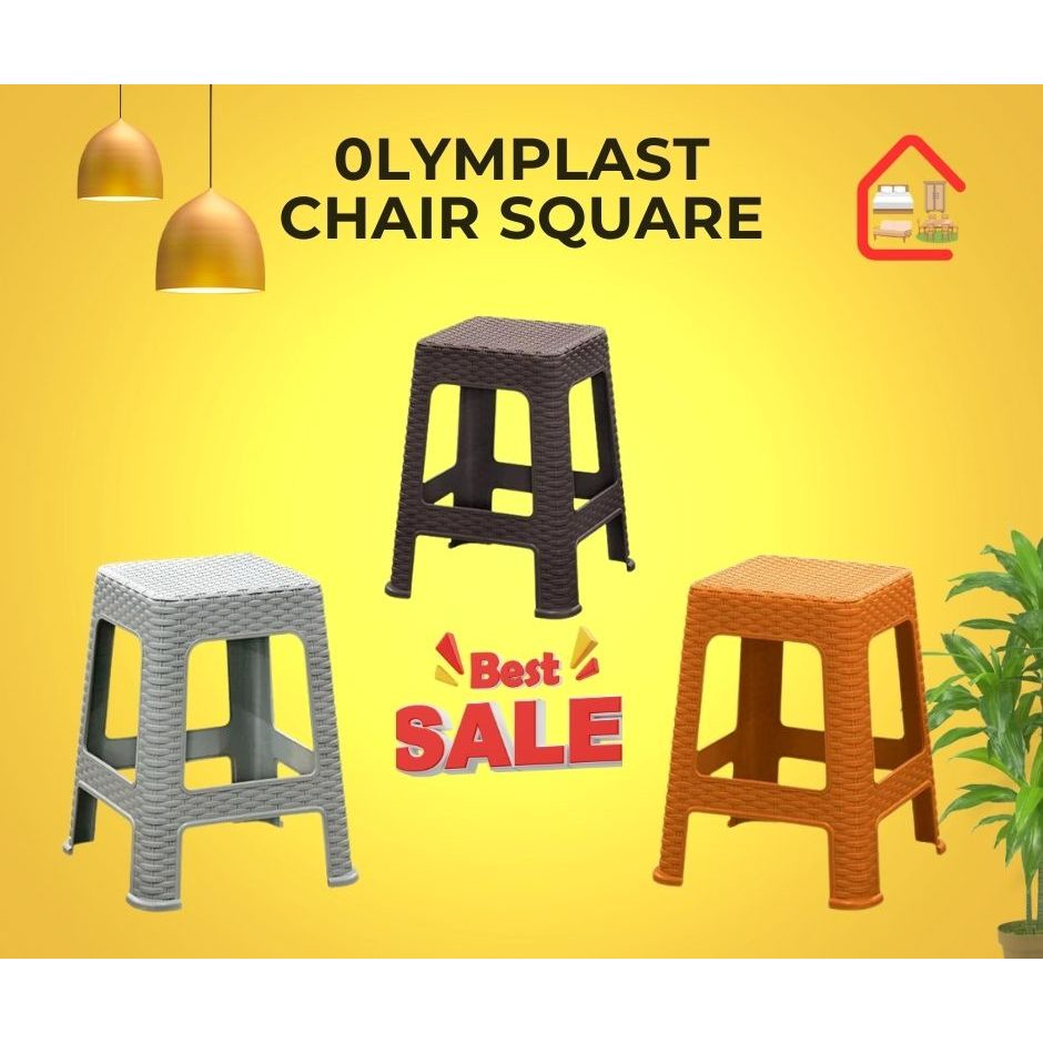 Kursi Plastik Olymplast - Olymplast Chair Square - Kursi Bakso
