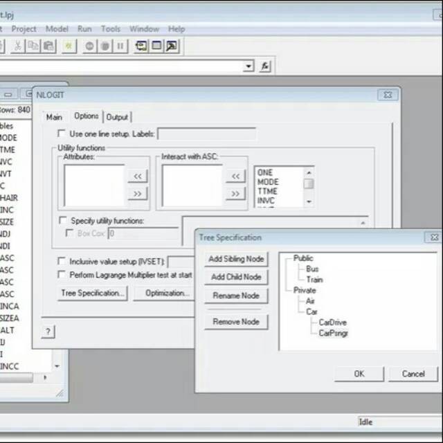 Nlogit 3 Limdep 8 Multinomial Logistic Regression LIMDEP (FLASHDISK)