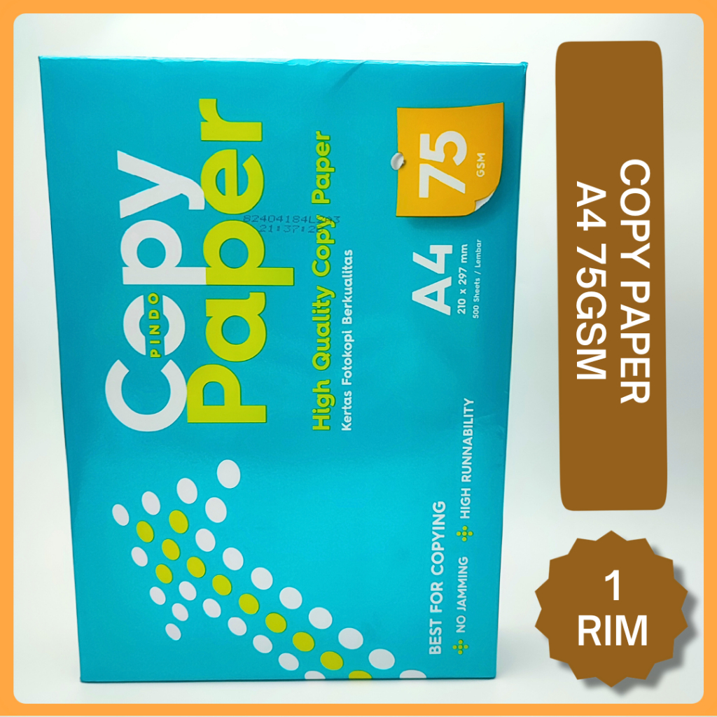 

Kertas A4 75 GSM Copy Paper 500 Lembar / Copy Paper A4