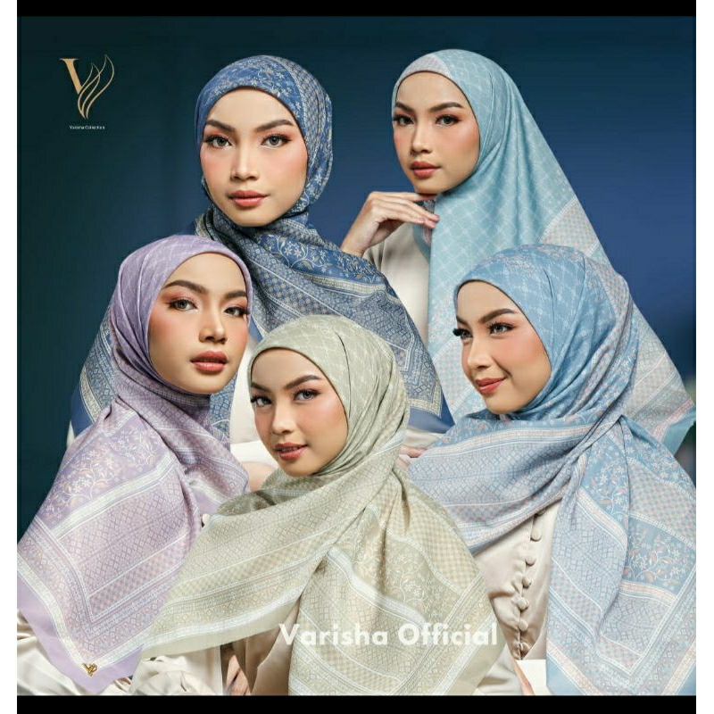 Varisha Official (caroline) hijab segi empat varisha collection
