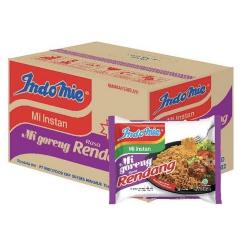 

Indomie Goreng Rasa Rendng 1 Dus Isi 40 Bungkus