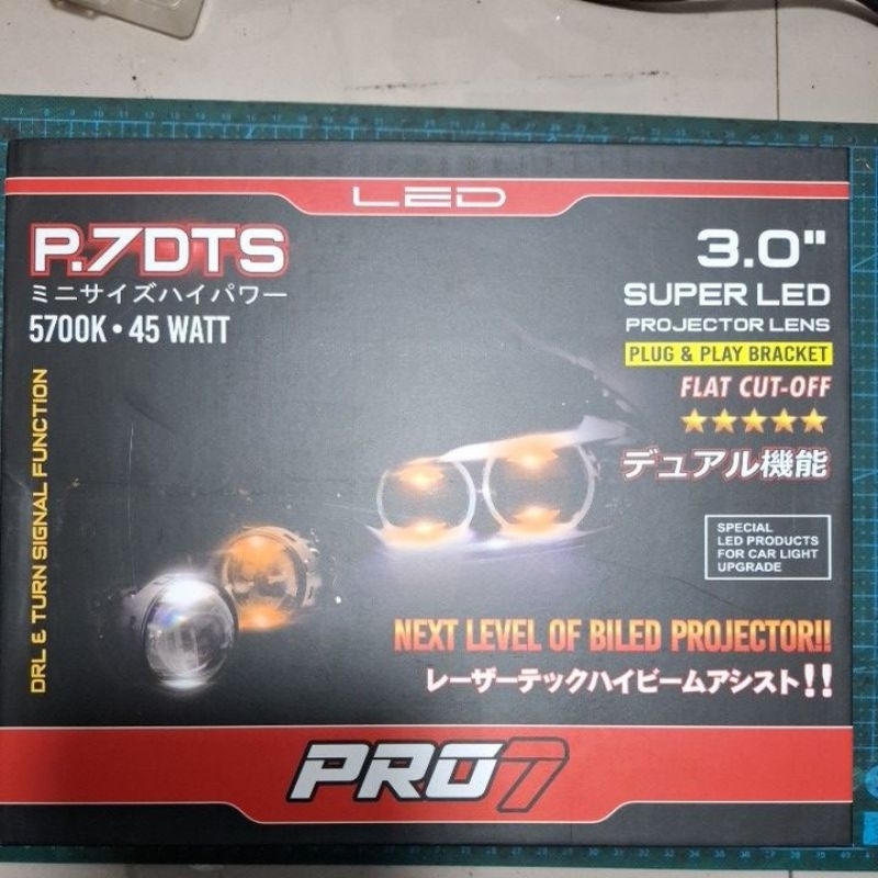 Biled Projector Headlamp 3Inch Pro7 P.7DTS