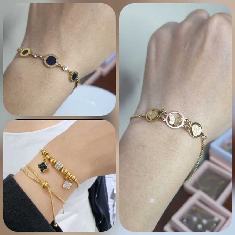 Gelang Serut Titanium, Gelang Wanita Titanium, 100% Titanium, Gelang Titanium