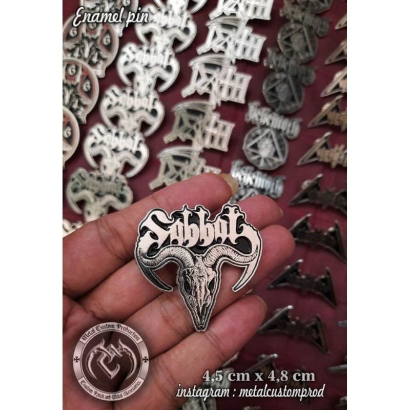 Enamel Pin Badge Metal Sabbat / Pin Badge / Pin Metal / Enamel Pin Besi Cor / Enamel Pin Besi / Embl