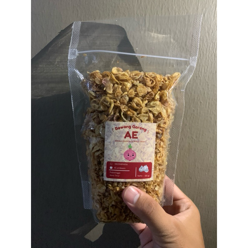 

Bawang Goreng Spesial Khas Probolinggo - Berat isi 500gr