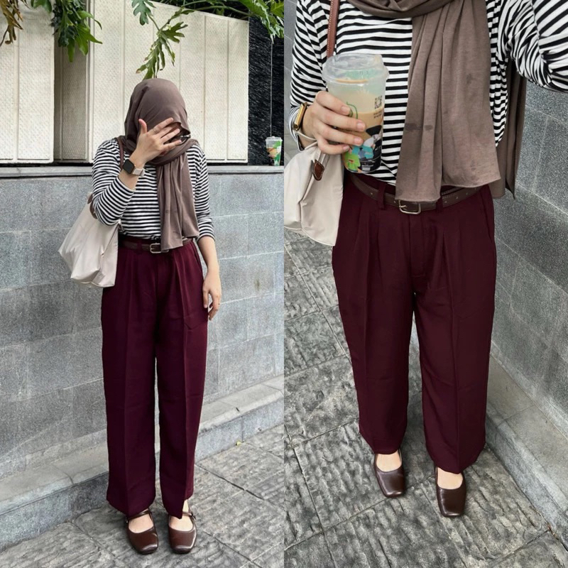 Mina Loose Pants Gelis.shop/ Minna Loose pants gelisshop/ celana gelisshop kekinian/celana wanita sa