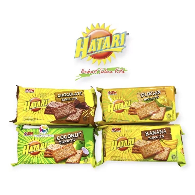 

HATARI 115 GRAM COCONUT/DURIAN/COKLAT/ BANANA