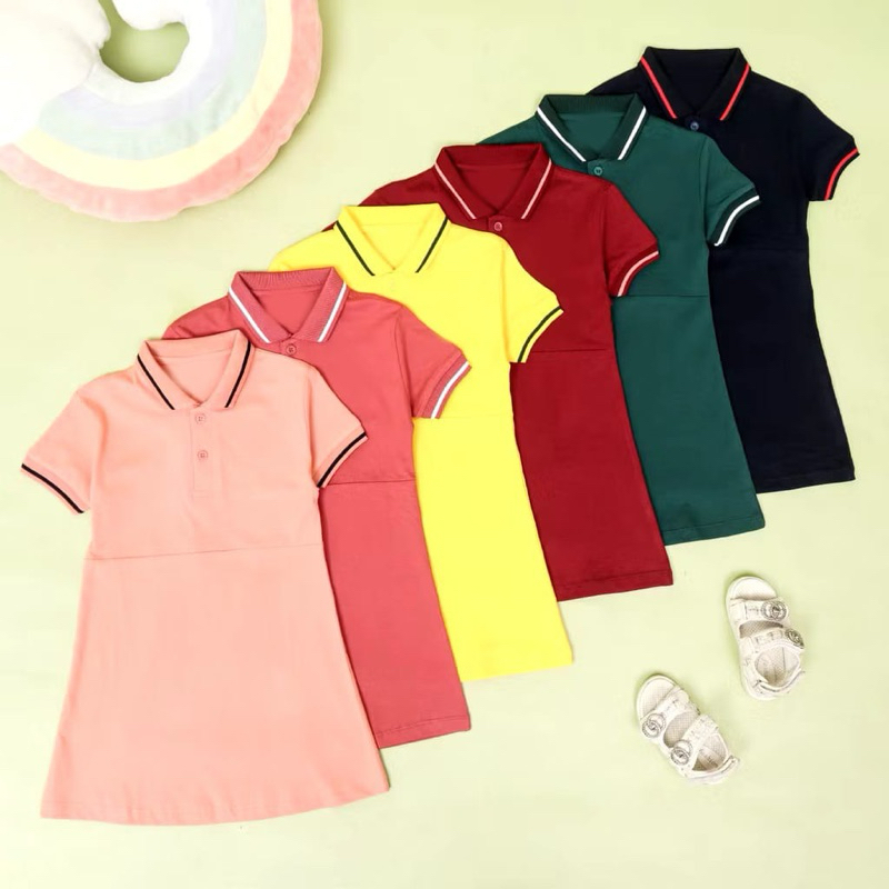 dress anak/dress Polo anak/dress kerah anak/dress anak anak