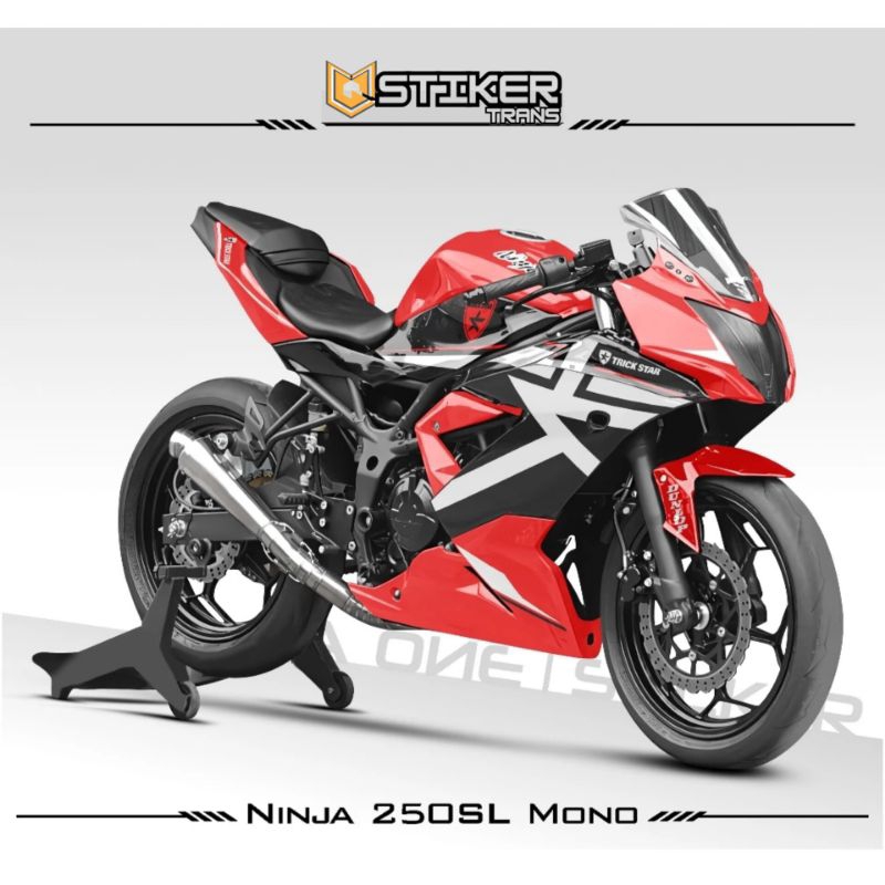 STRIPING SEMIFULL NINJA 250 SL MONO MOTIF 24 / SL MONO / RR / NINJA 250 SL / MOTORCYCLE NINJA 250 /