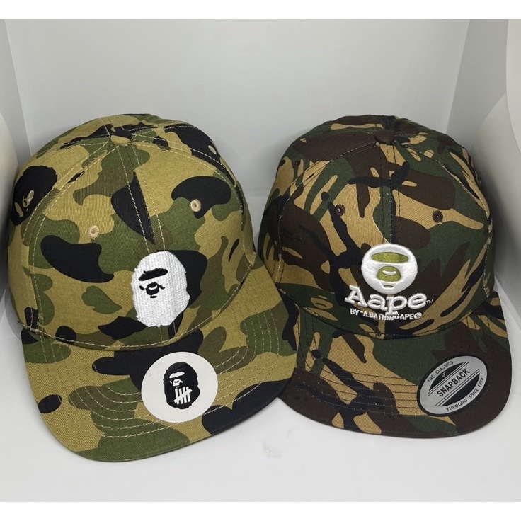 Murah Terbatas  Topi snapback bape a bathing ape camo