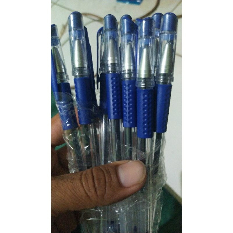 

PENA GEL 0.55mm standard pulpen gel bolpoin standard biru